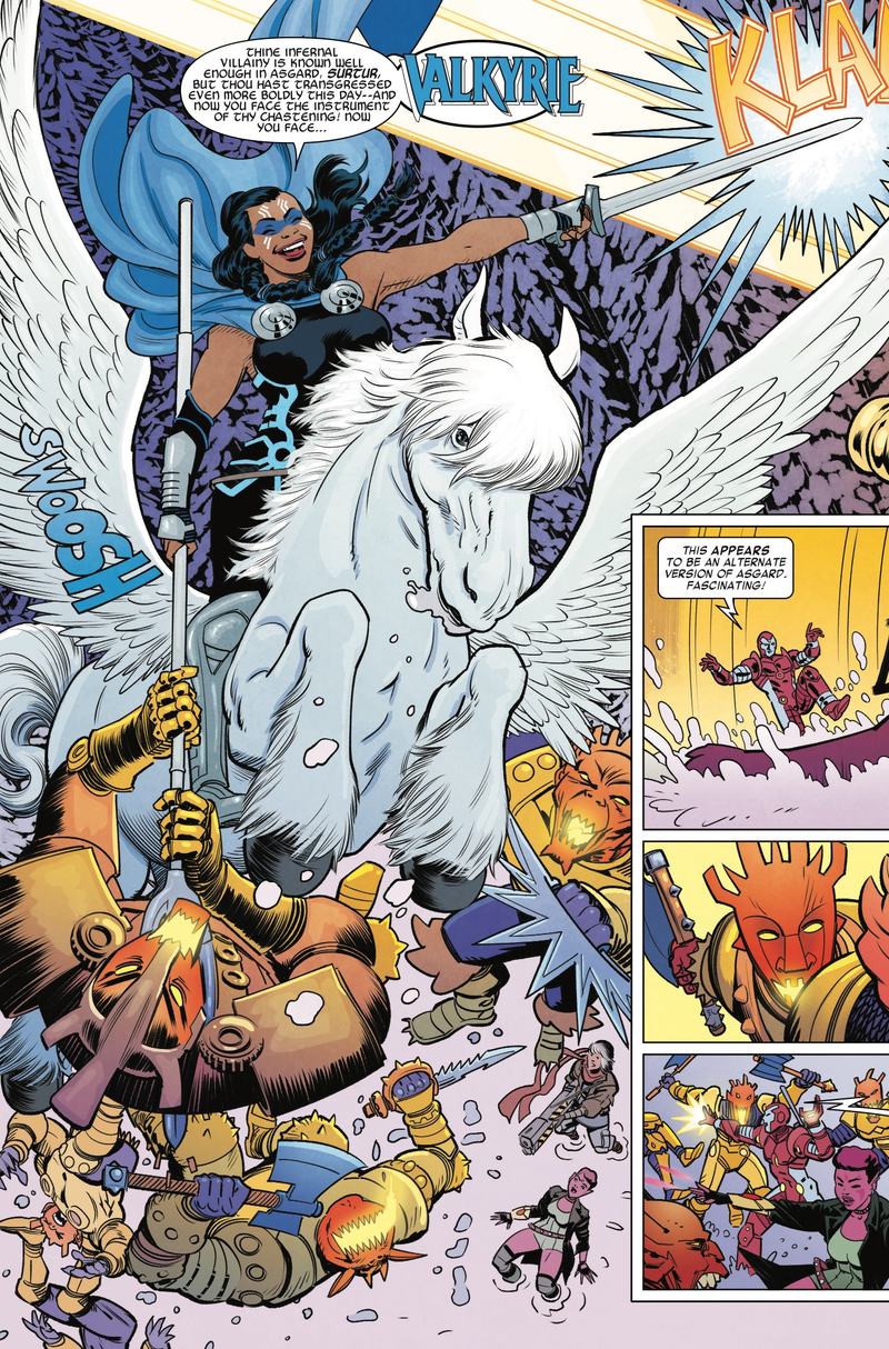 Illustration for article titled A new (but very familiar) Valkyrie debuts in this Exiles #2 exclusive